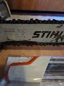STIHL  MS 17O chainsaw  runs well - Photo 2