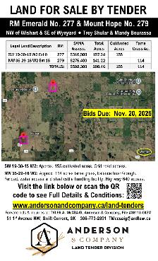 Land Tender  - RM Nos. 277 & 279 - SE of Wynyard, SK - Photo 3