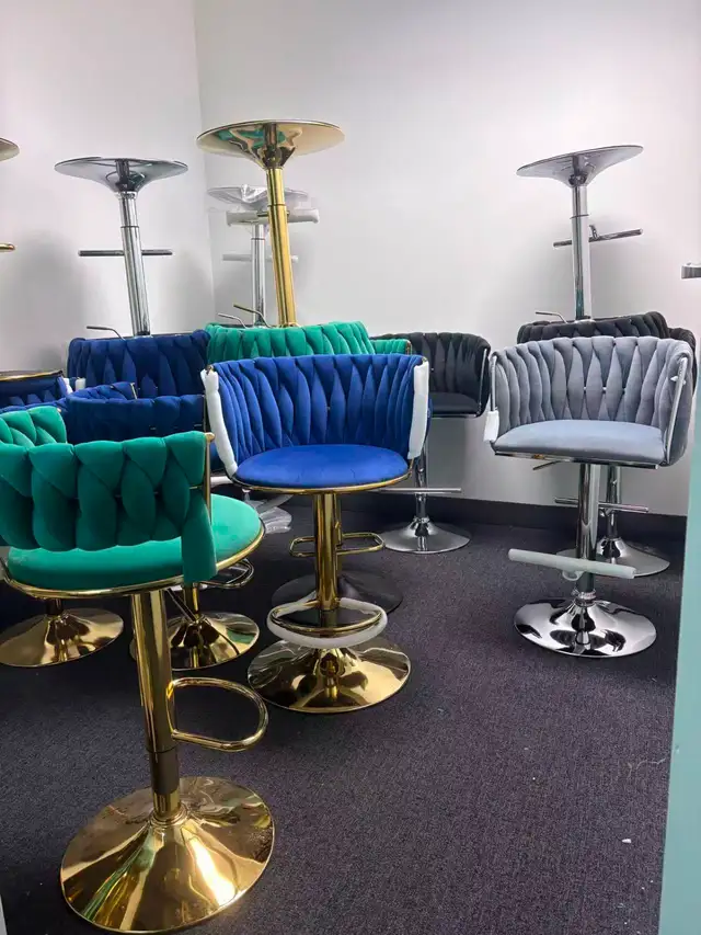 Brand New Velvet Dining Chair or Barstool Special $99 to $129