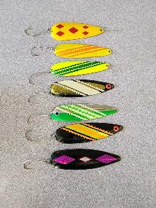 Extra large fishing spoons