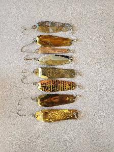 Large copper/brass spoons