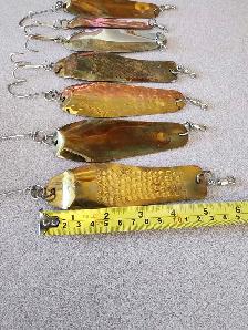 Large copper/brass spoons - Photo 2