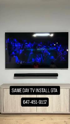 Toronto TV Mounting for Houses & Basements — M&M Toronto - Photo 3
