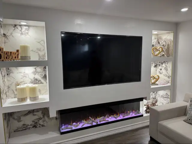Markham TV Wall Mounting With Hidden Wires — M&M Toronto