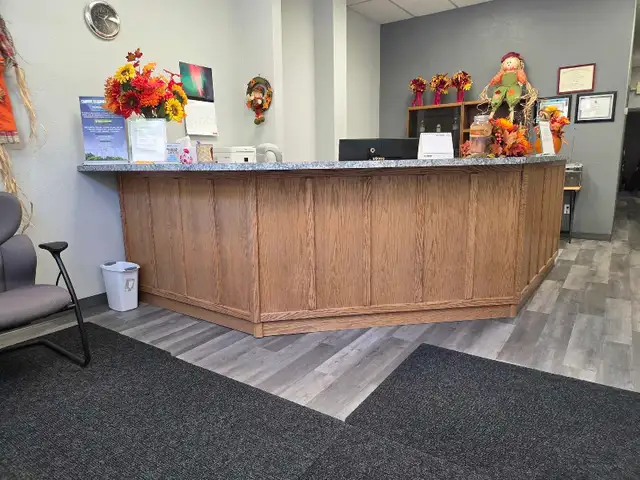 office reception desk