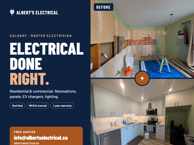 Licensed Master Electrician – Calgary |Residential & Commercial