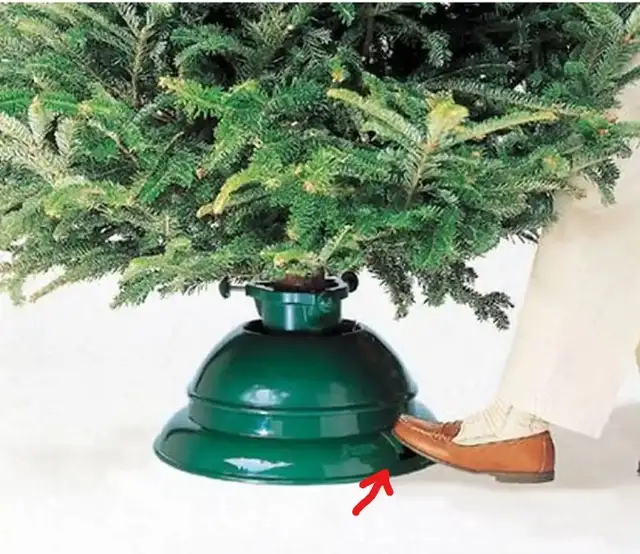 Base (pied) pivotante pour sapin de Noël naturel