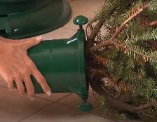 Support pivotante pour sapin de Noël naturel - Photo 3