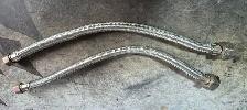 12' STAINLESS BRAIDED FAUCET SUPPLY LINES – PAIR – $5 - Photo 2