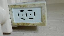 Chinois RARE Porcelaine Repose coup ou oreiller a Encen ou Opium - Photo 2