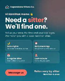Babysitter Hamilton & Burlington - Evenings, Weekends, $23/h