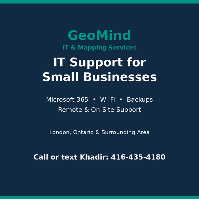 IT Support for Small Businesses – GeoMind Inc.