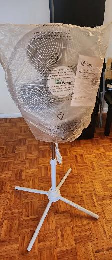Stand Fan - For Living 16' Tilt-Head Oscillating Pedestal Fan
