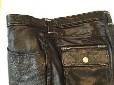 GENUINE HARLEY DAVIDSON NOS LINED LEATHER PANTS - Photo 4
