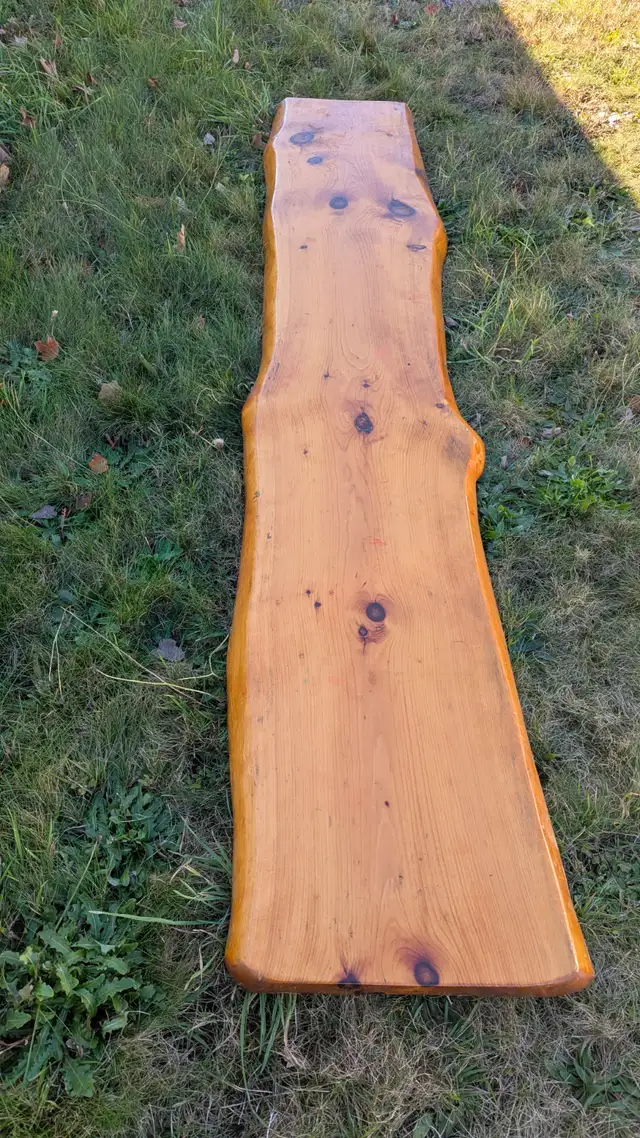 Beautiful live-edge bar top for sale.