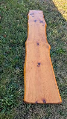 Beautiful live-edge bar top for sale.