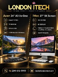 Acer All in one 24'  and iMac  27'