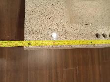 37 inch x 22-1/4 inch 3 Hole Vanity Top with Sink - Photo 2