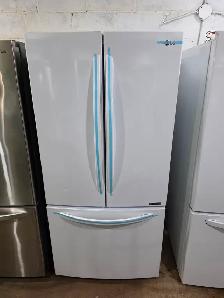 LG 33' White French Door Style Fridge Bottom Slide Out Freezer