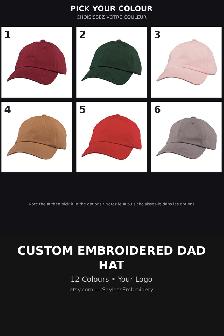 Custom Embroidered Hats — Trucker, Dad Hat, 3D Puff | Min 10 Pcs - Photo 3