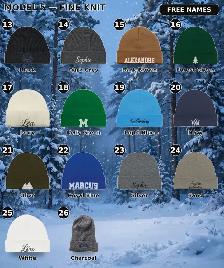 Custom Embroidered Beanie Toque — Name or Logo | Min 10 Pcs - Photo 4
