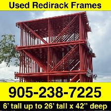 Used Redirack uprights 7’ tall up to 26’ tall