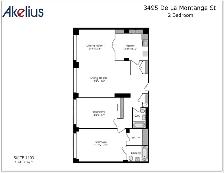 two bed two bath apartment downtown near McGill - ID 2389 - Photo 17