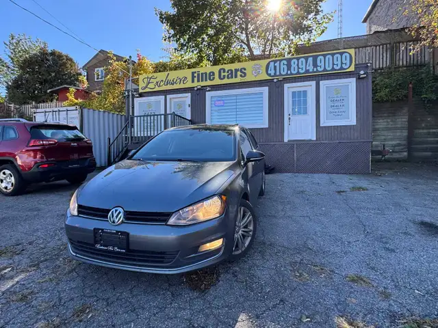 2015 Volkswagen Golf Highline w/B.CAM/LEATHER/S.ROOF 416-894-909