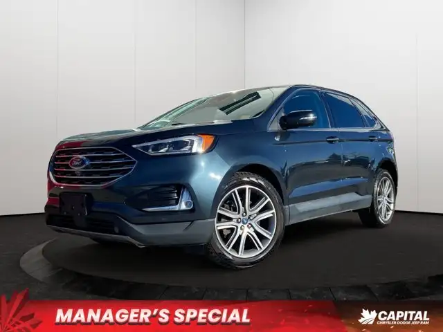 2022 Ford Edge Titanium | AWD | Panoramic Roof | Cold Weather