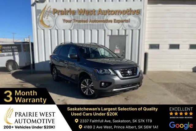2019 Nissan Pathfinder S AWD 7 Passenger | No Reported Accidents