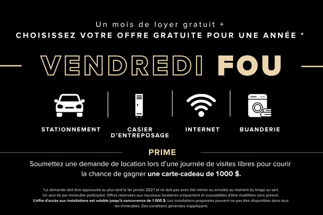 Faubourg de la Pointe and Domaine Laudance Apartments - 1 Bedroo