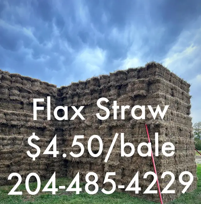 Flax Straw Bales (Septic Bales)