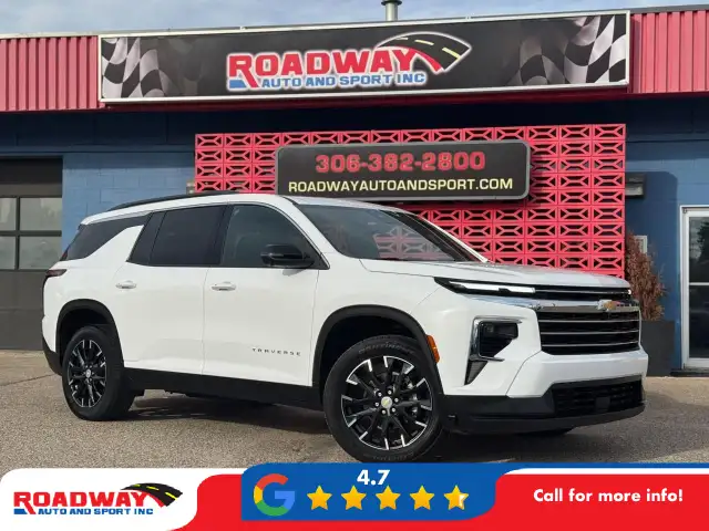 2025 Chevrolet Traverse LT 7 Passenger | Blind-Spot Monitor |...