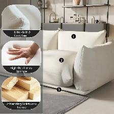 104" Marenco Style Modular Sofa w/ Ottoman - Photo 6