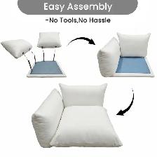 104" Marenco Style Modular Sofa w/ Ottoman - Photo 10