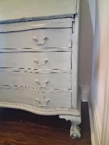 Antique Secretary Cabinet - Photo 2