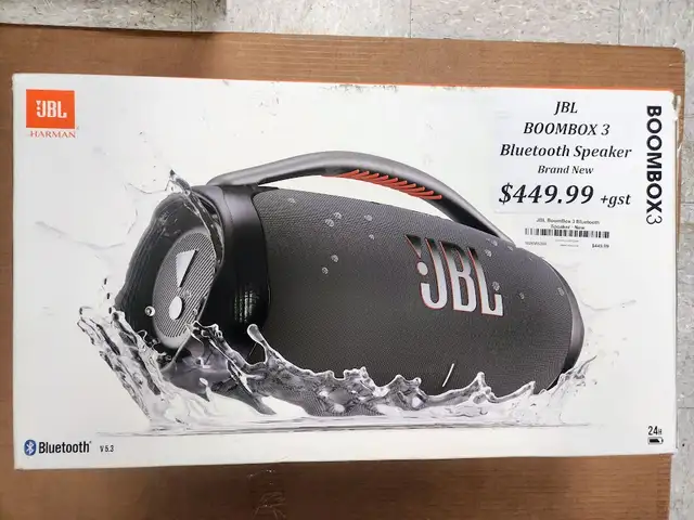JBL BOOMBOX3 Bluethooth Brand New