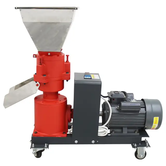 8mm Feed Pellet Mill Machine 3 Head Rollers Square Inlet 238001