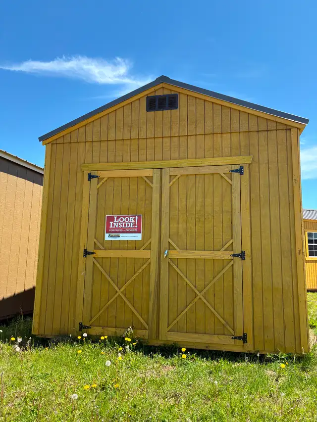 10 x 16 Utility Shed (8 ft walls) - Old Hickory Buildings