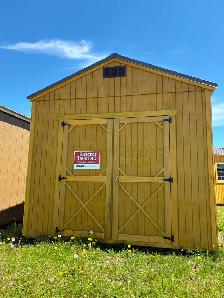 10 x 16 Utility Shed (8 ft walls) - Old Hickory Buildings