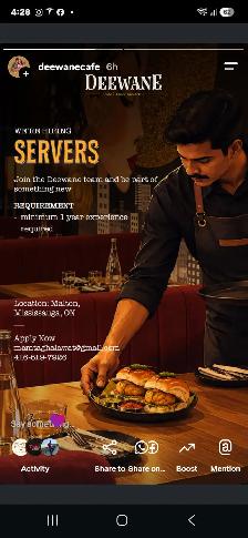 HIRING SERVERS