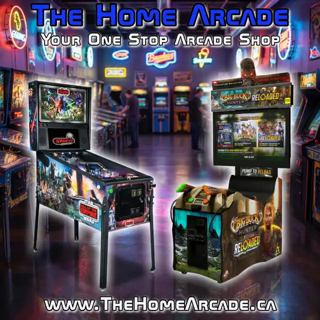 Stern Pinball & Raw Thrills Arcade Cabinets