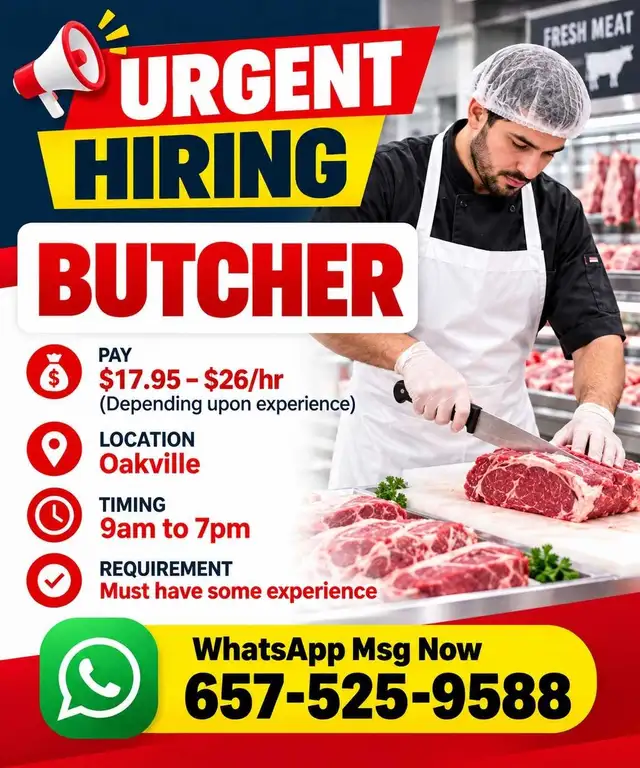 Butcher in Oakville
