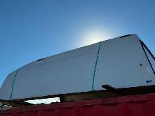 White Truck Topper / Camper Shell – 8ft Long Box (Fits 2016 F350