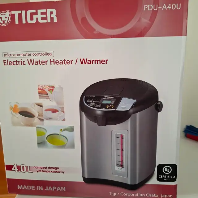 Tiger Electric Water Heater / Warmer PDU-A40U