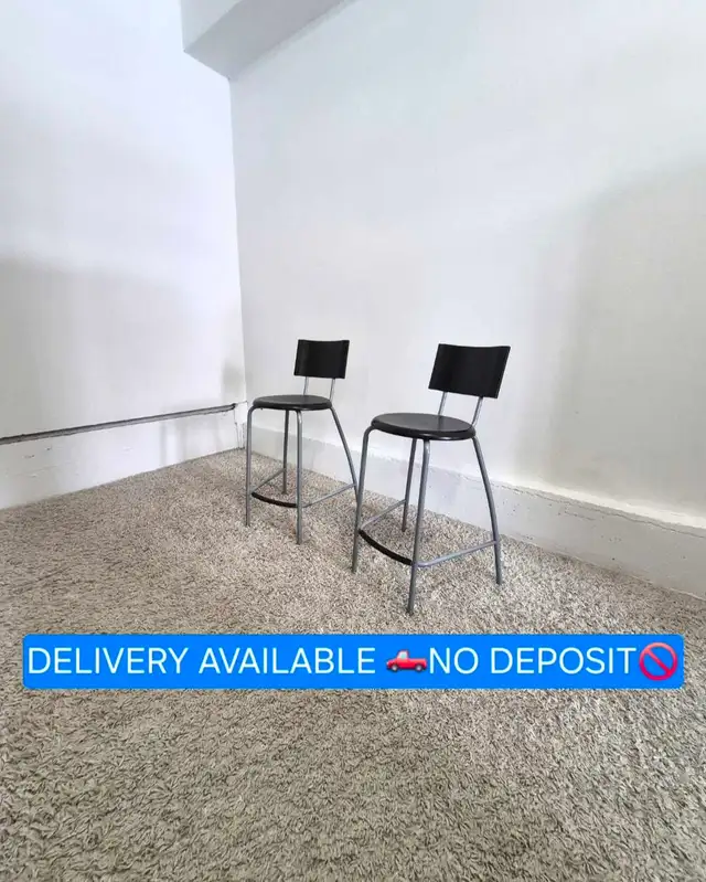 DELIVERY AVAILABLE Ikea Anssi High Bar Chairs Stools / Chairs