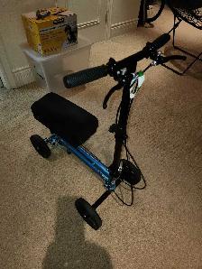Knee Scooter With optional extra padded knee cushion