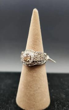 Assortment of 14k Gold Rings with Diamonds, Channel Sets, Bands - Photo 2