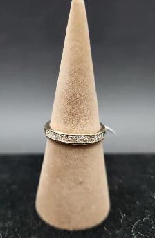 Assortment of 14k Gold Rings with Diamonds, Channel Sets, Bands - Photo 3