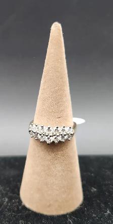 Assortment of 14k Gold Rings with Diamonds, Channel Sets, Bands - Photo 4
